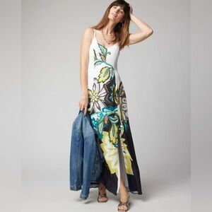 Lace-Up Back Maxi Dress